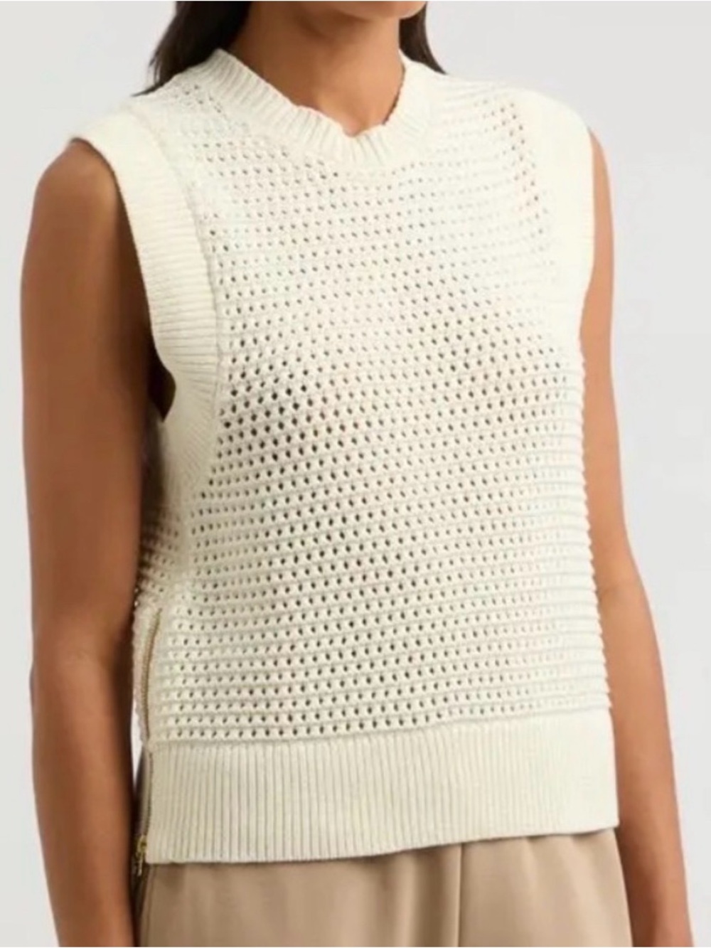 Barley Randal Knit Crop Tank Size L